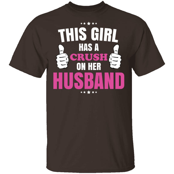 Crush on Her Husband T-Shirt CustomCat