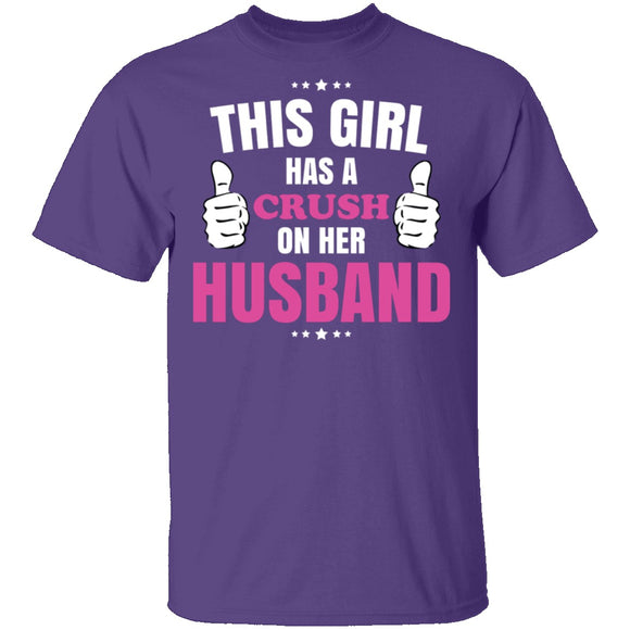 Crush on Her Husband T-Shirt CustomCat
