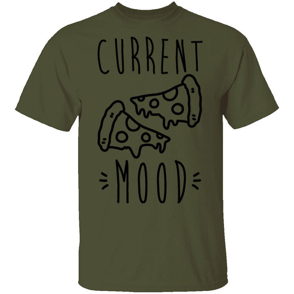 Current Mood Pizza T-Shirt CustomCat