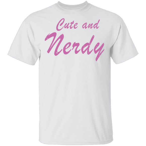 Cute And Nerdy T-Shirt CustomCat