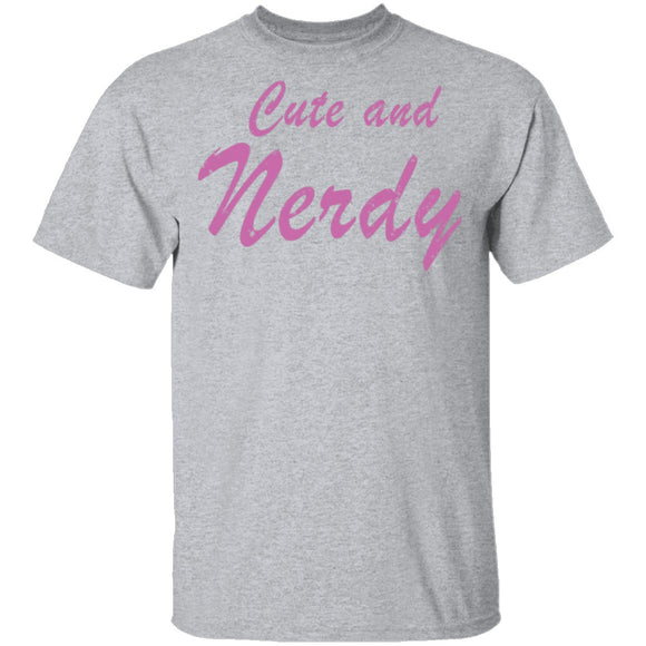 Cute And Nerdy T-Shirt CustomCat