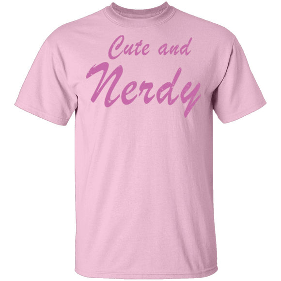 Cute And Nerdy T-Shirt CustomCat