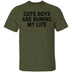 Cute Boys Are Runing My Life T-Shirt CustomCat