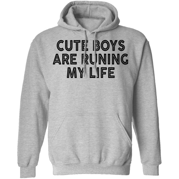 Cute Boys Are Runing My Life T-Shirt CustomCat