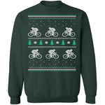 Cycling Ugly Christmas Sweater CustomCat