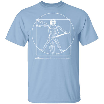 Da Vinci Rock Man T-Shirt CustomCat