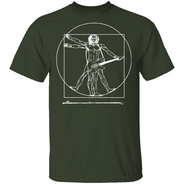 Da Vinci Rock Man T-Shirt CustomCat