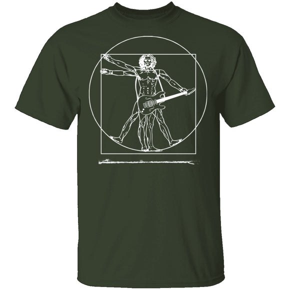 Da Vinci Rock Man T-Shirt CustomCat