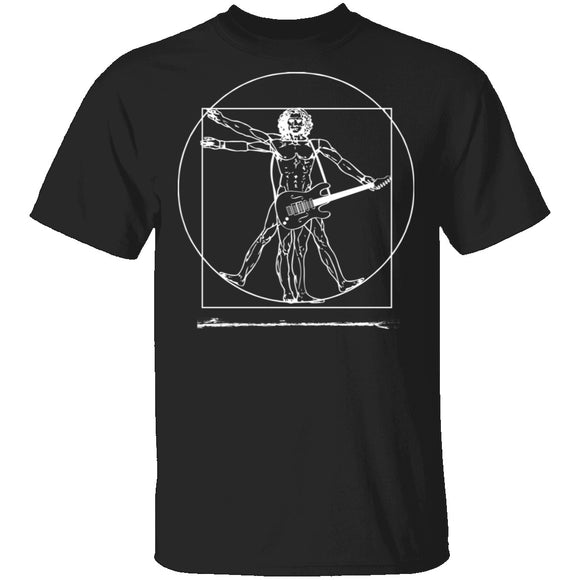 Da Vinci Rock Man T-Shirt CustomCat