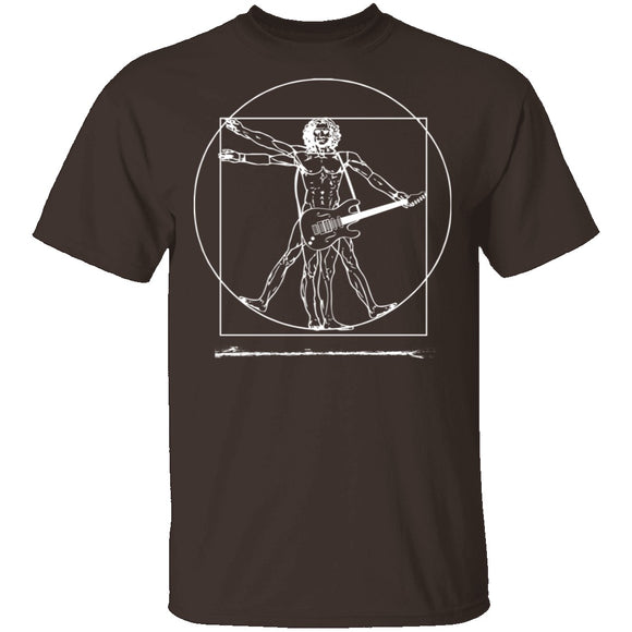 Da Vinci Rock Man T-Shirt CustomCat