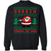 Dabbing Ugly Christmas Sweater CustomCat