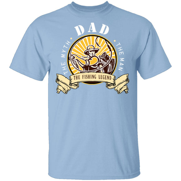 Dad Fishing Legend T-Shirt CustomCat