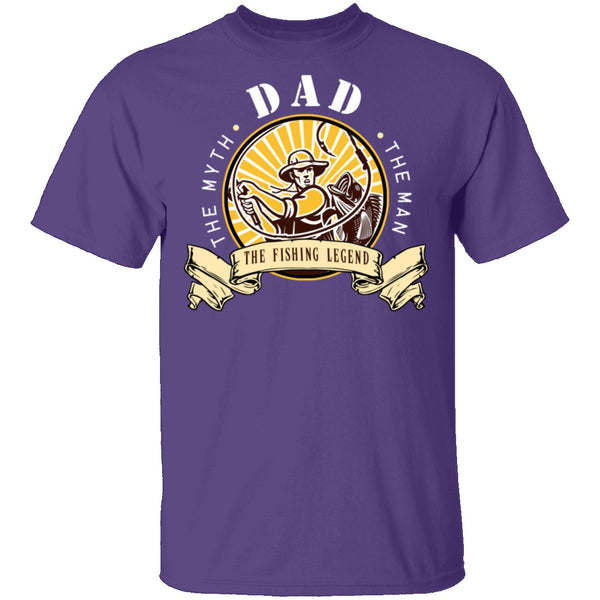 Dad Fishing Legend T-Shirt CustomCat