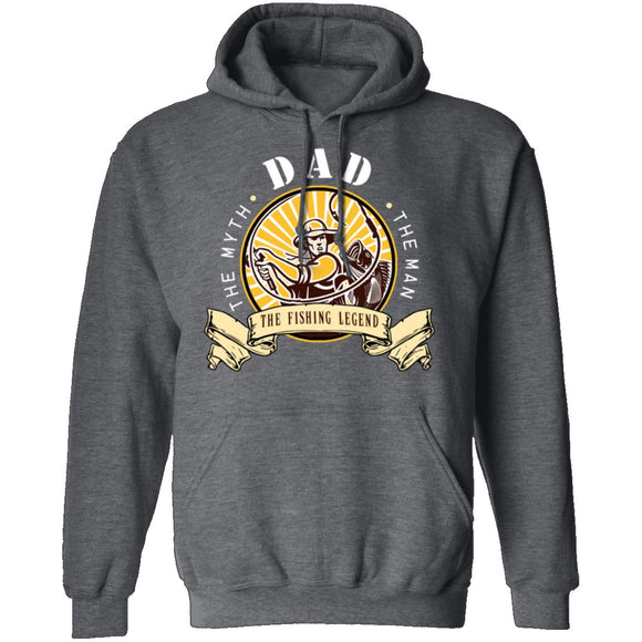 Dad Fishing Legend T-Shirt CustomCat