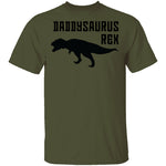 Daddysaurs Rex T-Shirt CustomCat