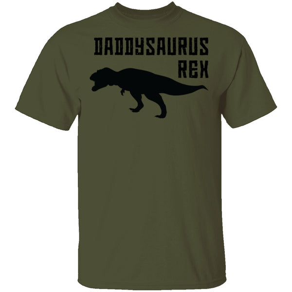 Daddysaurs Rex T-Shirt CustomCat