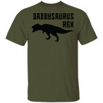 Daddysaurs Rex T-Shirt CustomCat