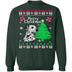 Dalmation Ugly Christmas Sweater CustomCat