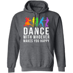 Dance With Whoever Makes You Happy LGBTQ T-Shirt CustomCat