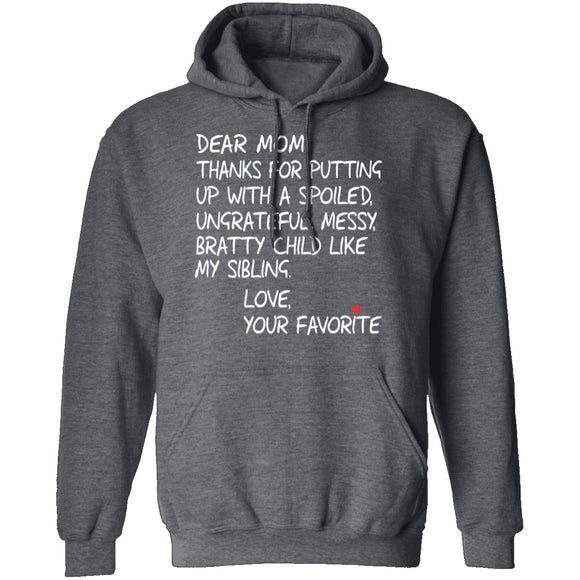 Dear Mom T-Shirt CustomCat
