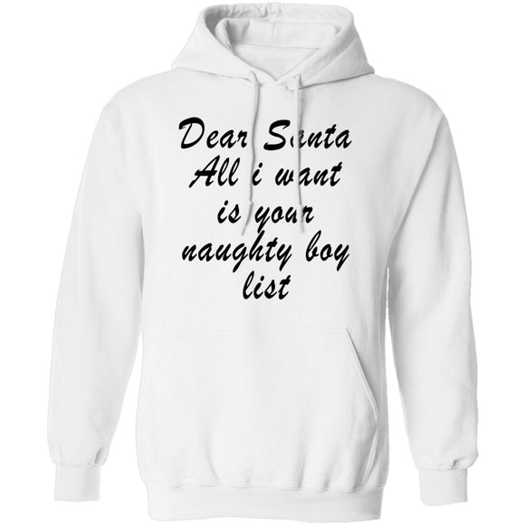 Dear Santa All I Want Is Your Naughty Boy List T-Shirt CustomCat
