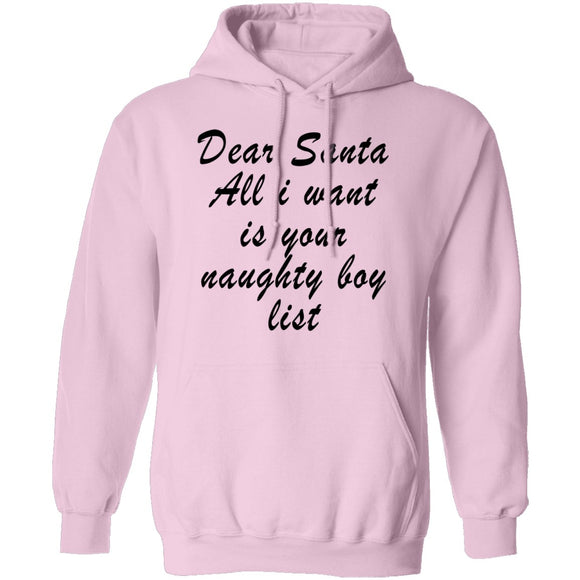 Dear Santa All I Want Is Your Naughty Boy List T-Shirt CustomCat