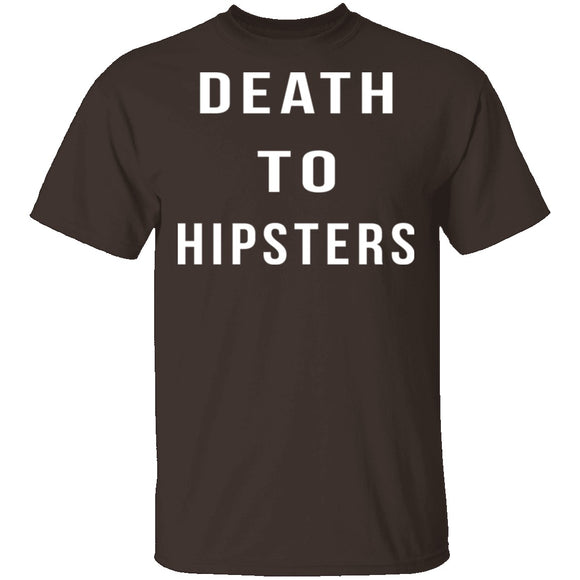Death To Hipsters T-Shirt CustomCat
