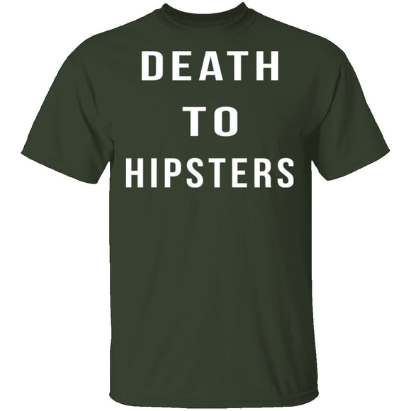 Death To Hipsters T-Shirt CustomCat