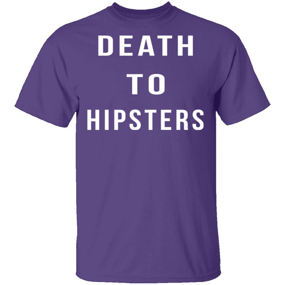 Death To Hipsters T-Shirt CustomCat