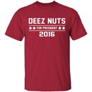 Deez Nuts 2016 T-Shirt CustomCat