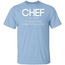 Definition of a Chef T-Shirt