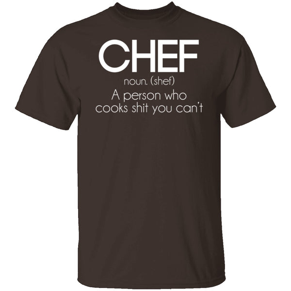 Definition of a Chef T-Shirt CustomCat