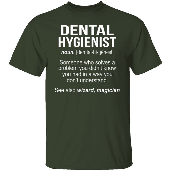Dental Hygienist Definition T-Shirt CustomCat