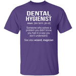Dental Hygienist Definition T-Shirt CustomCat
