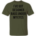 Designer Bags under my Eyes T-Shirt CustomCat