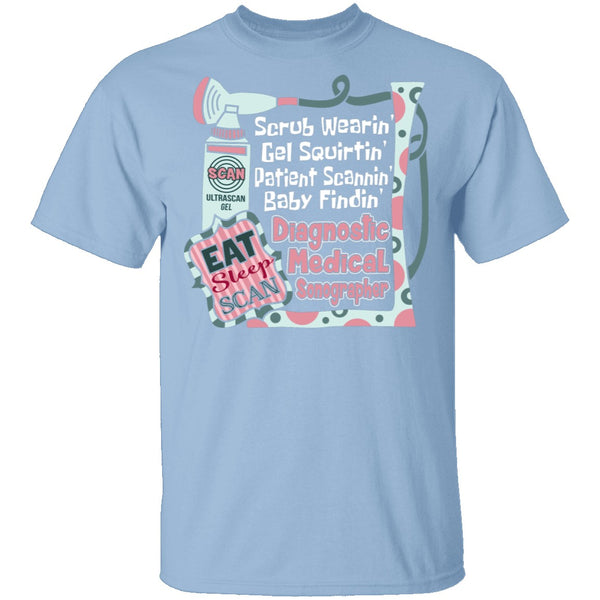 Diagnostic Medical Sonographer T-Shirt CustomCat