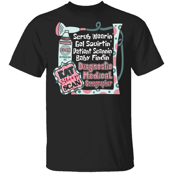 Diagnostic Medical Sonographer T-Shirt CustomCat