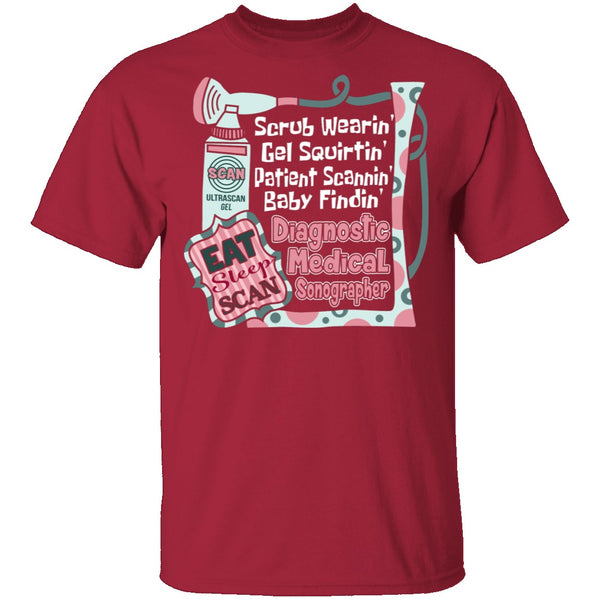 Diagnostic Medical Sonographer T-Shirt CustomCat