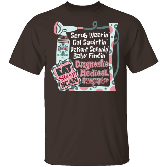 Diagnostic Medical Sonographer T-Shirt CustomCat
