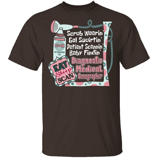 Diagnostic Medical Sonographer T-Shirt CustomCat