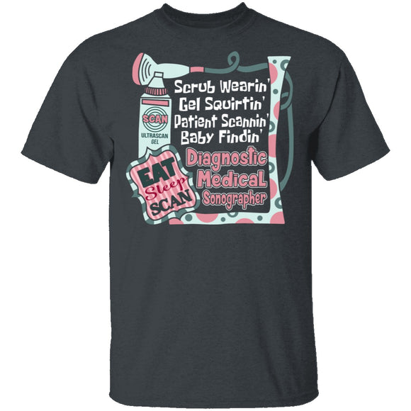 Diagnostic Medical Sonographer T-Shirt CustomCat