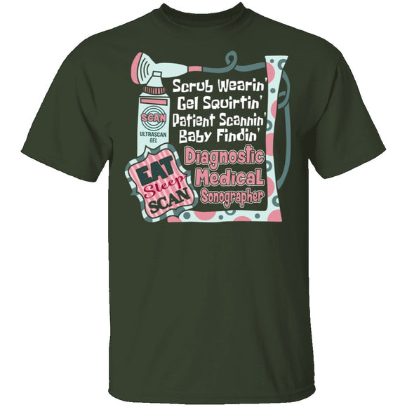 Diagnostic Medical Sonographer T-Shirt CustomCat