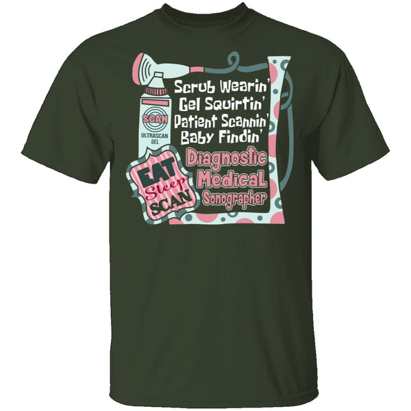 Diagnostic Medical Sonographer T-Shirt CustomCat