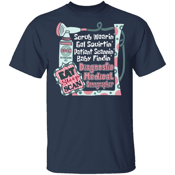 Diagnostic Medical Sonographer T-Shirt CustomCat