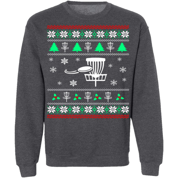 Disc Golf Ugly Christmas Sweater CustomCat