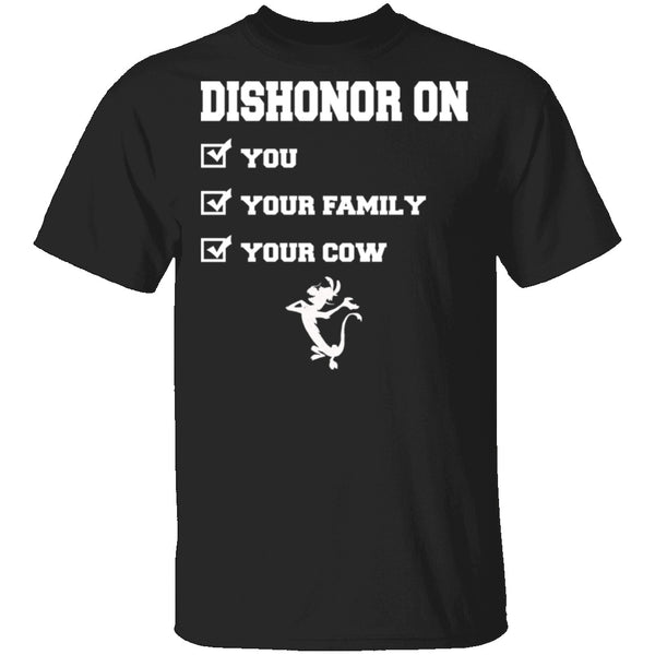 Dishonor T-Shirt CustomCat