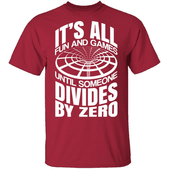Divide By Zero T-Shirt CustomCat