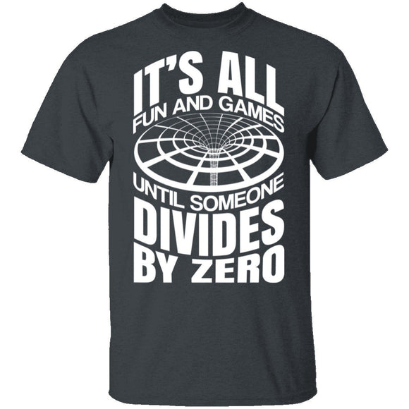 Divide By Zero T-Shirt CustomCat