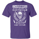 Do Not Disturb Electrician T-Shirt CustomCat