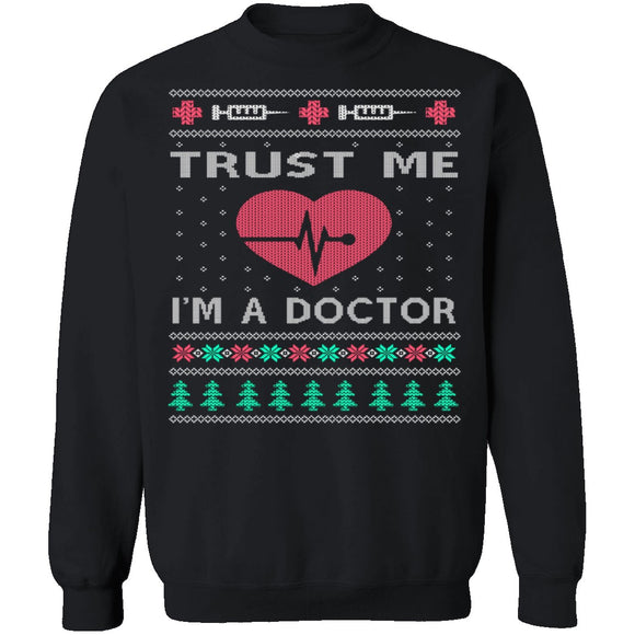 Doctor Ugly Christmas Sweater CustomCat
